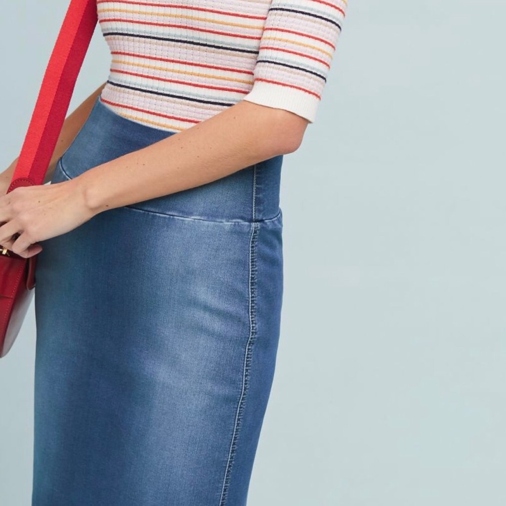 Extra small level 99 anthro denim skirt NWT - Picture 2 of 3